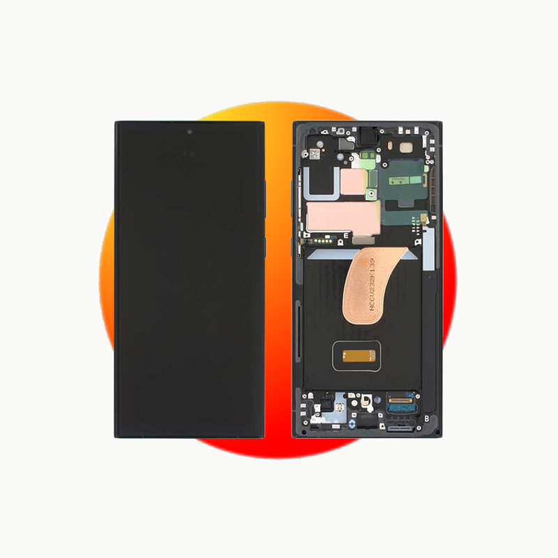 MODULO SAMSUNG S23 ULTRA (S918B) OLED CON MARCO (borde redondeado) 120Hz