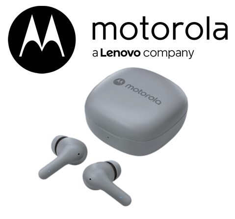 AURICULARES BLUETOOTH MOTO BUDS 135 (COLOR GRIS OSCURO)
