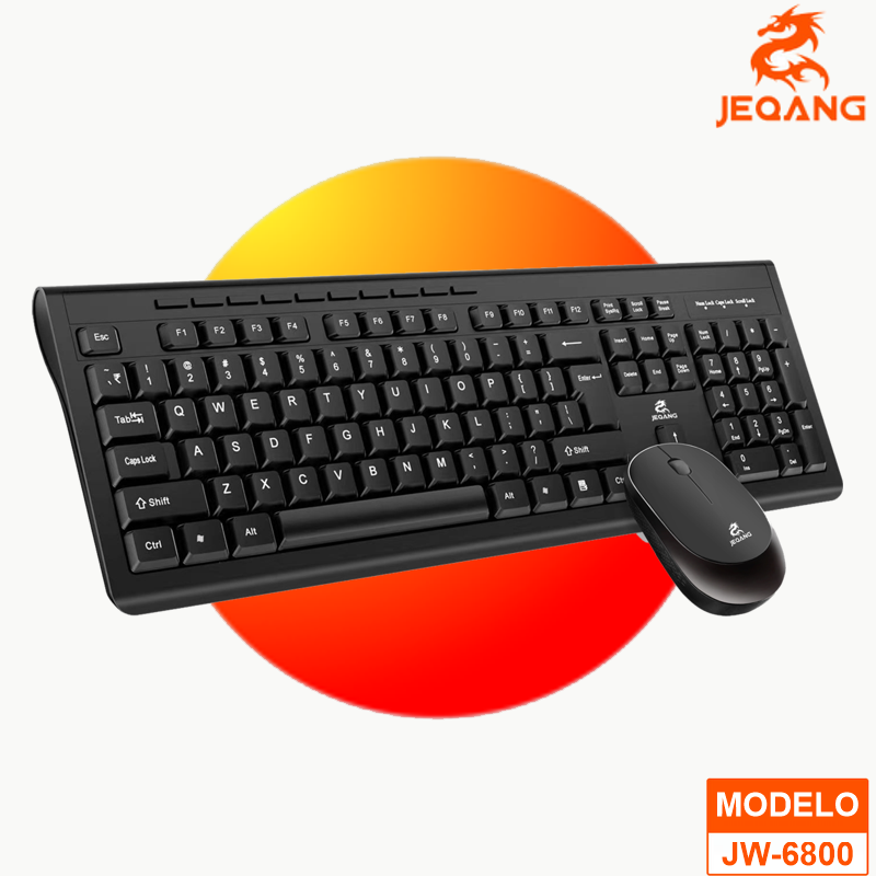 KIT TECLADO+MOUSE BLUETOOTH JEQANG JW-6800