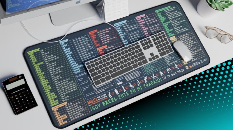 MOUSEPAD ATAJOS EXCEL (EN CASTELLANO)