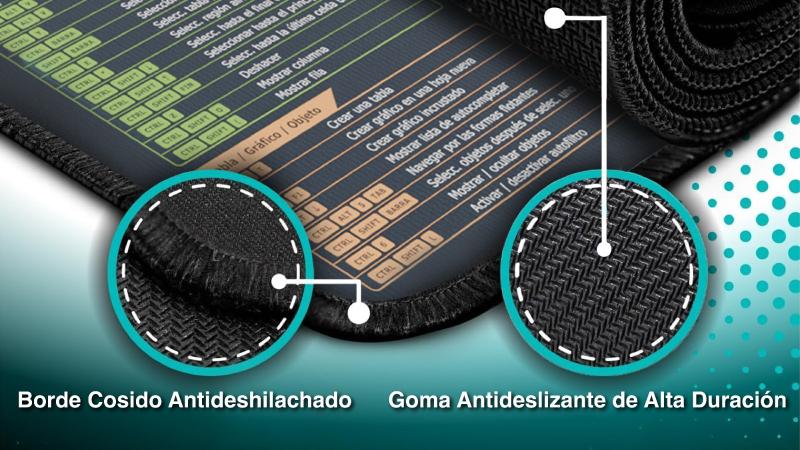 MOUSEPAD ATAJOS EXCEL (EN CASTELLANO)