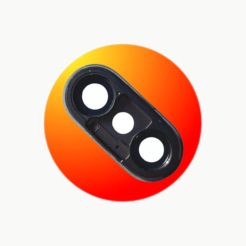 LENTE DE CAMARA IPHONE X CON MARCO
