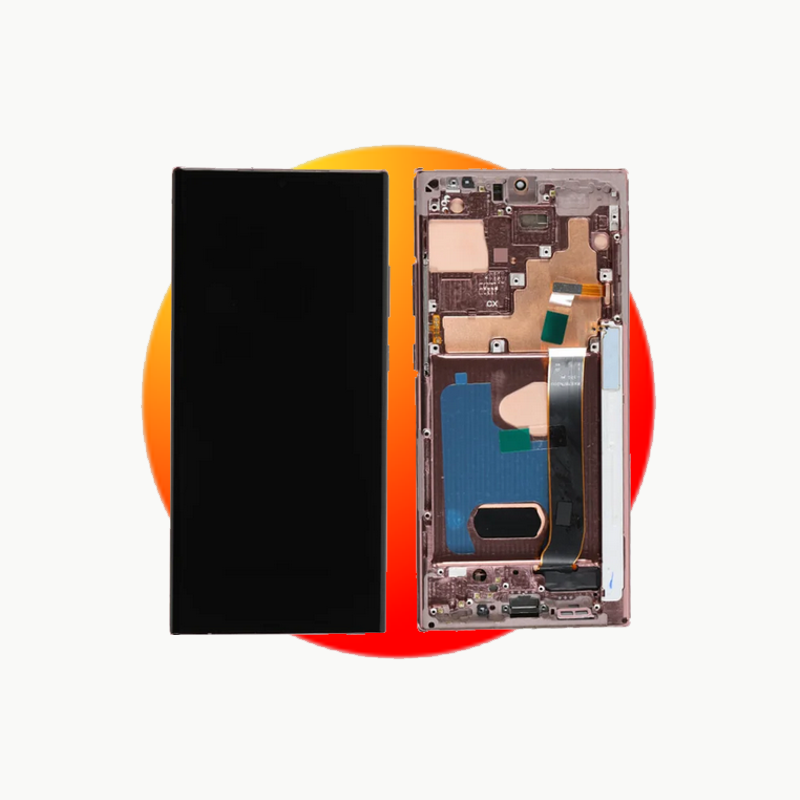 MODULO SAMSUNG NOTE 20 ULTRA (N986) BRONZE OLED CON MARCO (borde redondeado) 120HZ