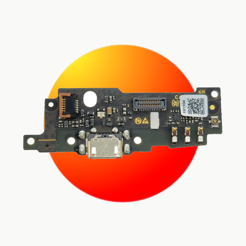 CONECTOR DE CARGA CON PLACA MOTOROLA E5 PLAY GO (XT1920-18)