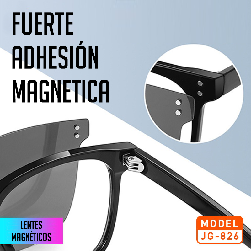 ANTEOJOS BLUETOOTH MAGNETICOS 3 EN 1 BT JG-826