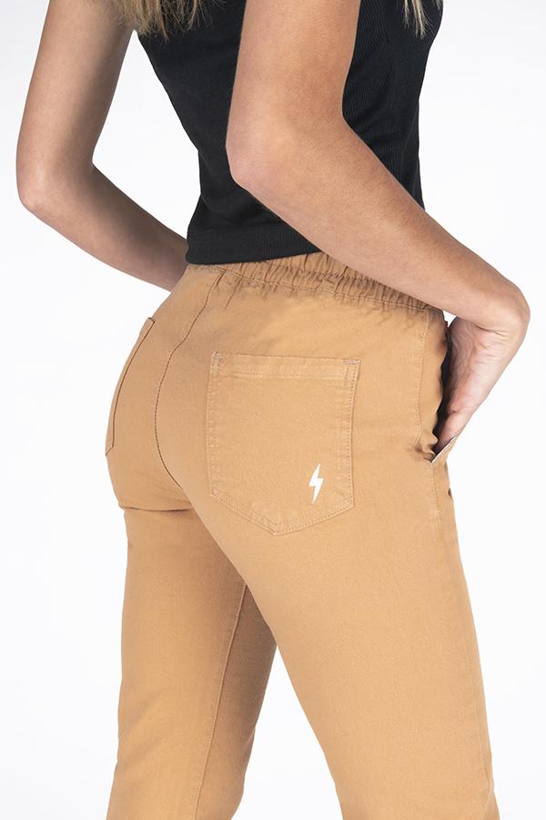 Camel Chino JOGGERS Mujer