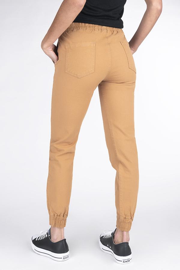 Camel Chino JOGGERS Mujer