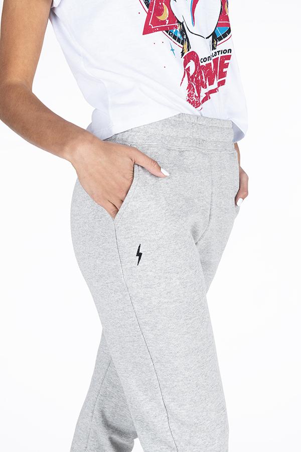 Gris Sweatpants Joggers Mujer