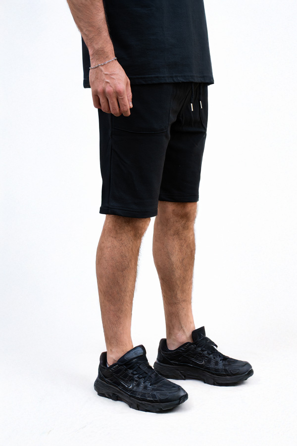 Bermuda Short Negro Algodón