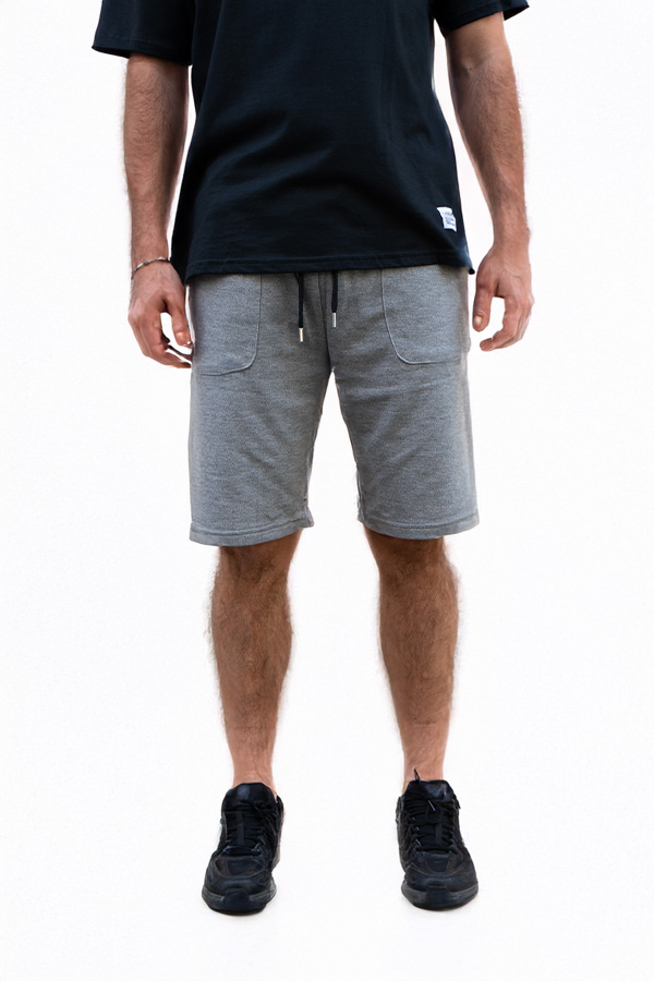 Bermuda Short Gris Algodón