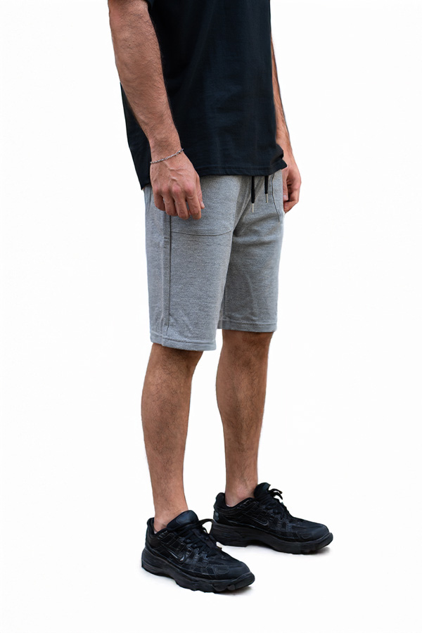 Bermuda Short Gris Algodón