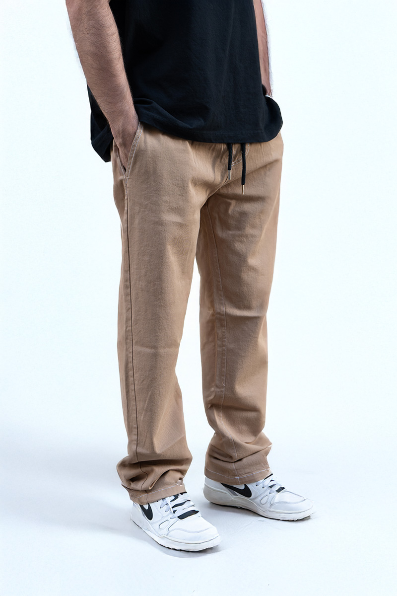 JOGGS Chino costura Camel