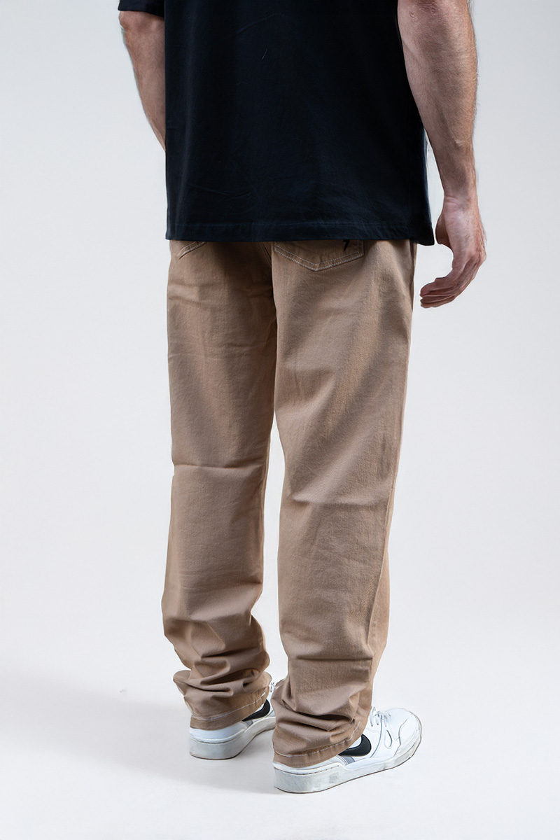 JOGGS Chino costura Camel