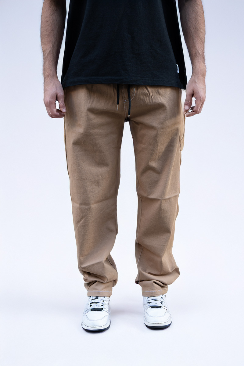 JOGGS Chino costura Camel