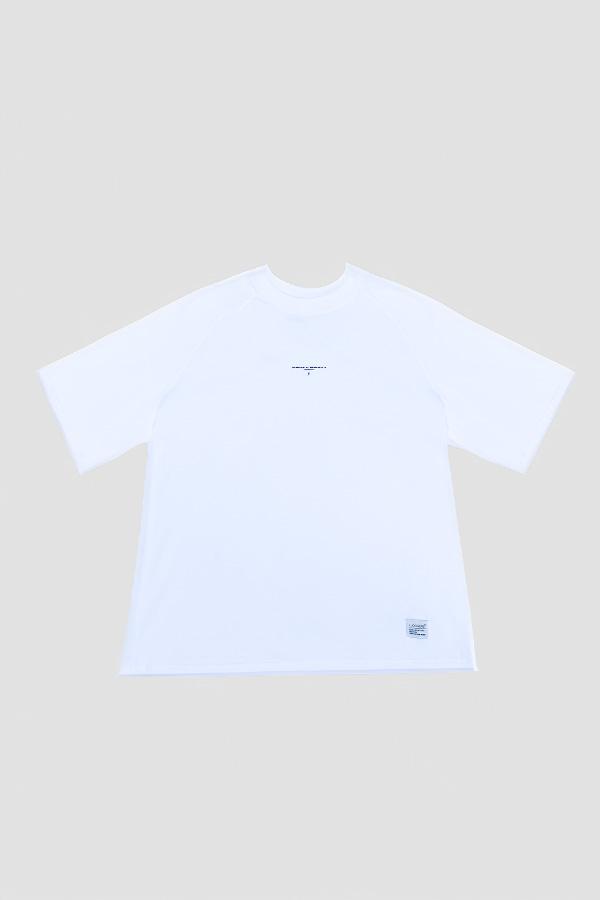 Tee Ranglan JOGGS  Blanca Coordenadas