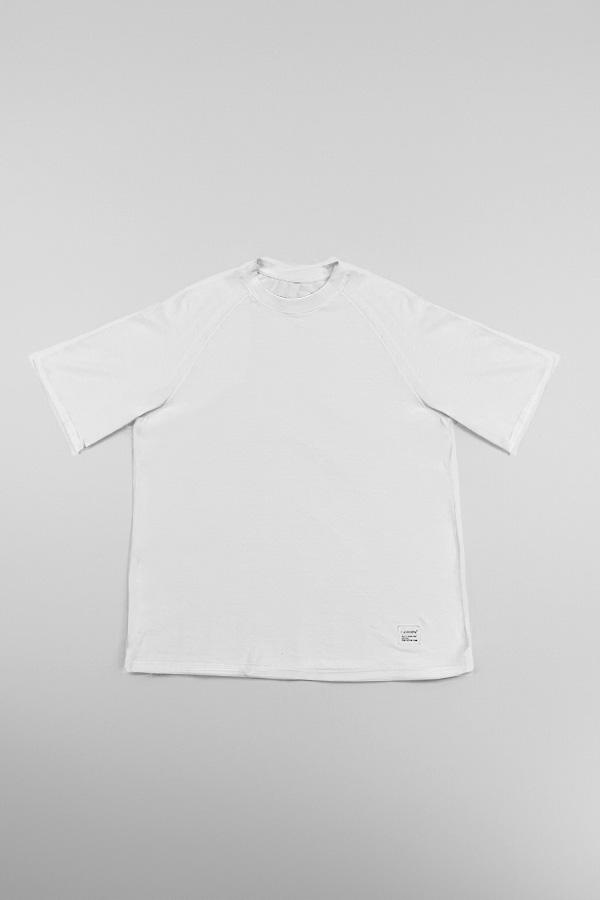 Tee Ranglan Blanco Liso