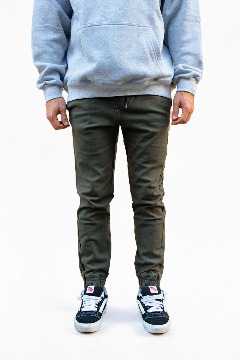 Green Chino JOGGERS