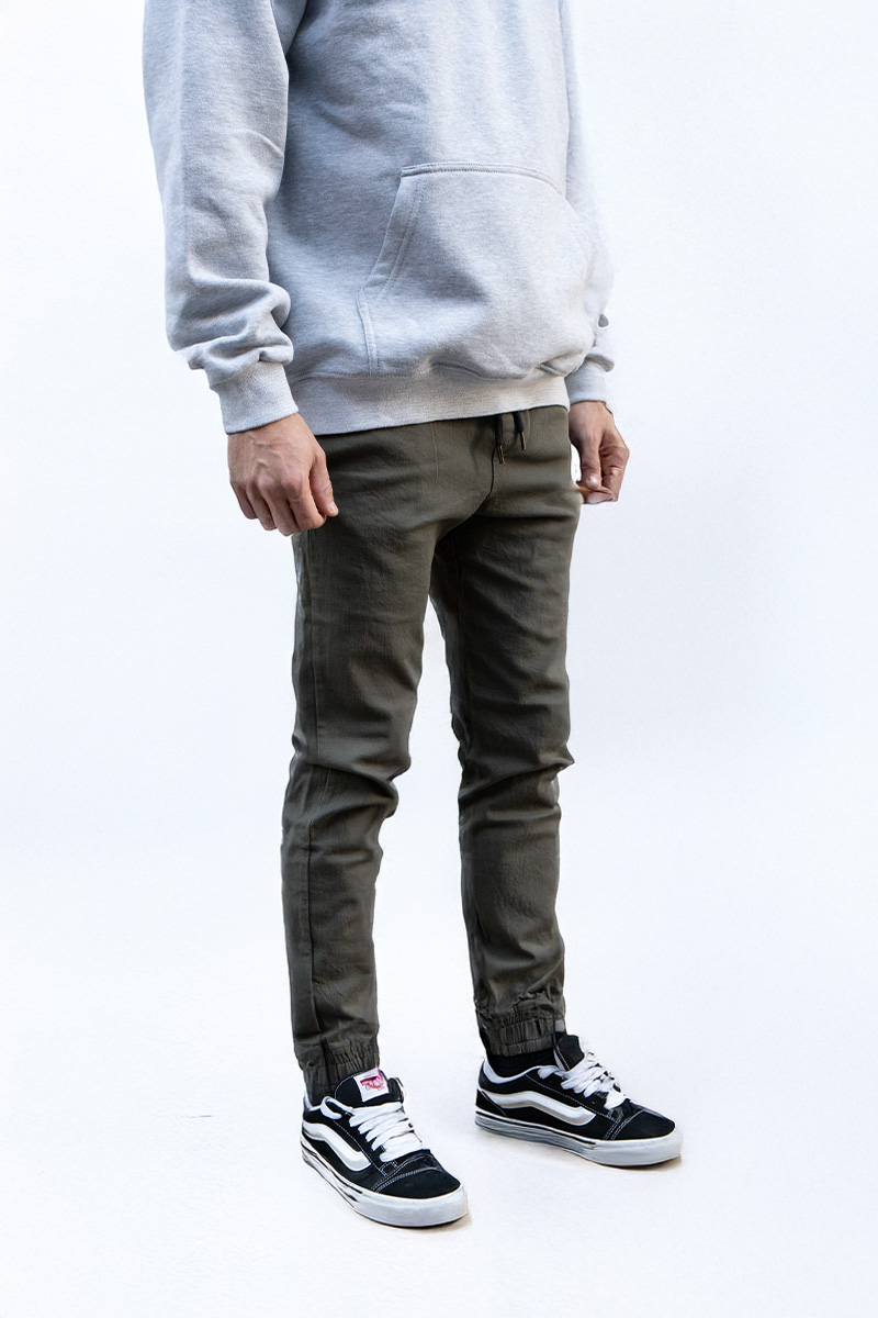 Green Chino JOGGERS