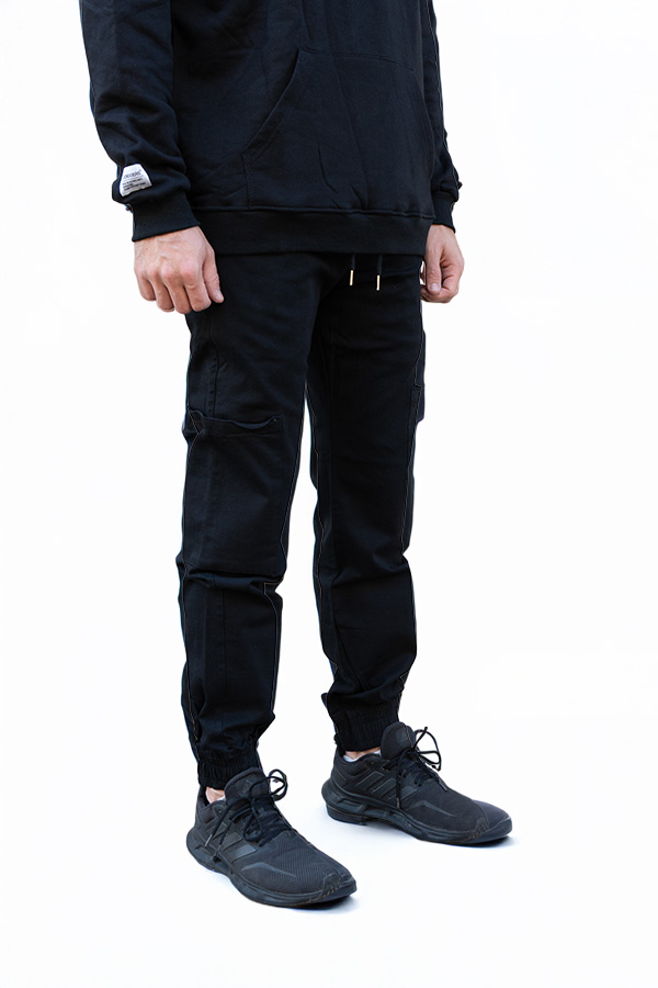 Cargo Soft 02 Black Joggers