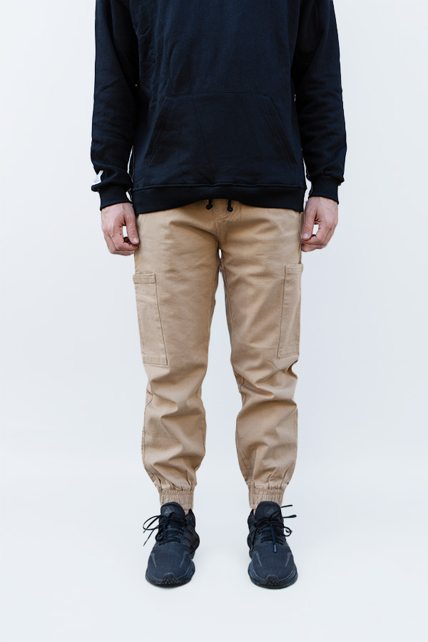 Cargo Soft Camel Joggers