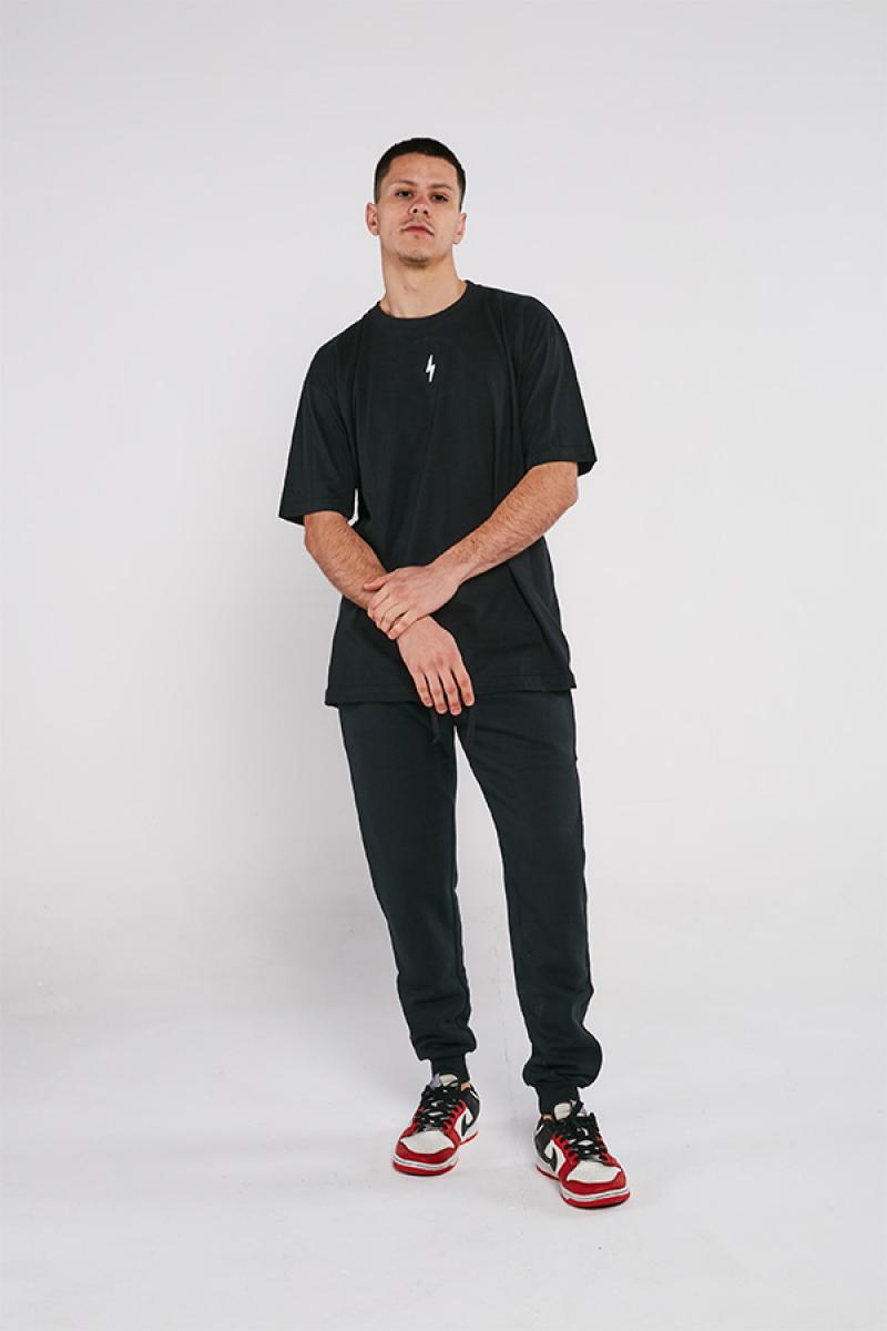 Black Sweatpant Frisado JOGGERS