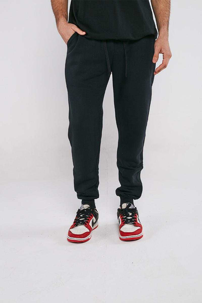 Black Sweatpant Frisado JOGGERS