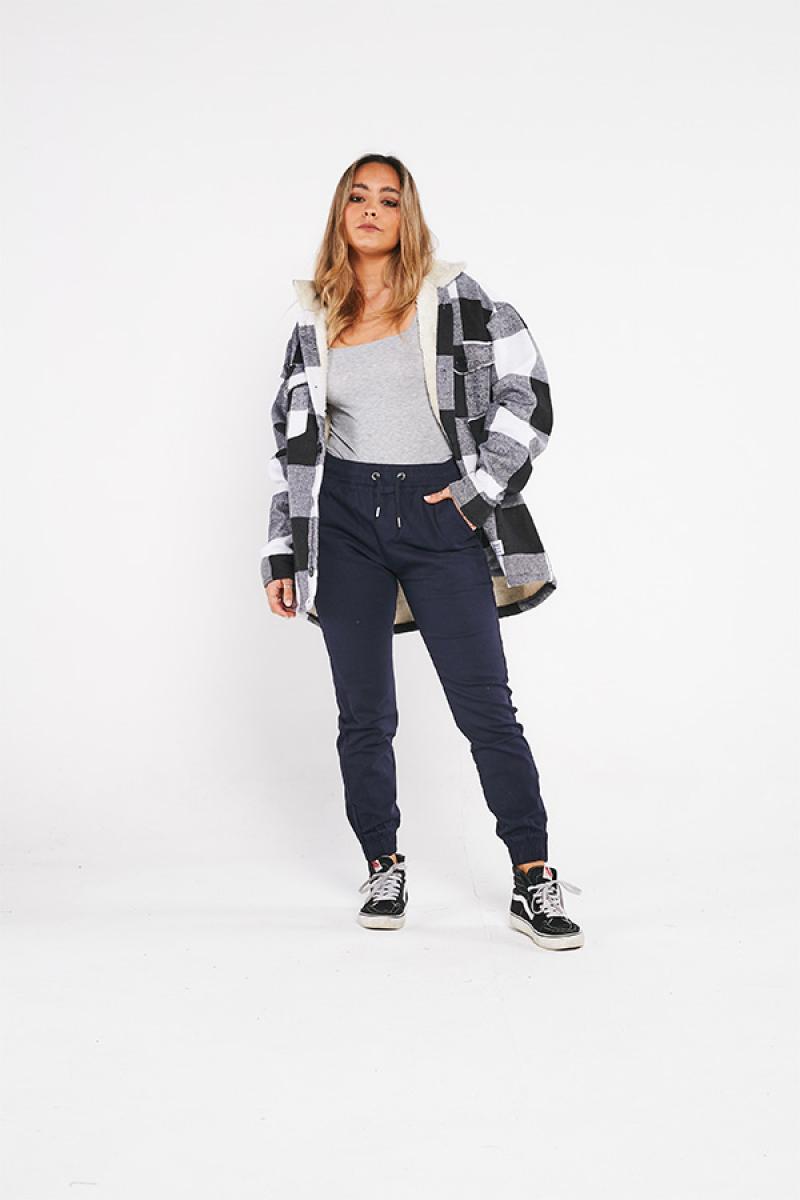 Blue Chino JOGGERS Mujer