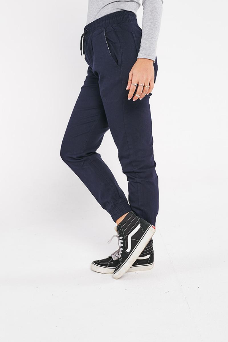 Blue Chino JOGGERS Mujer