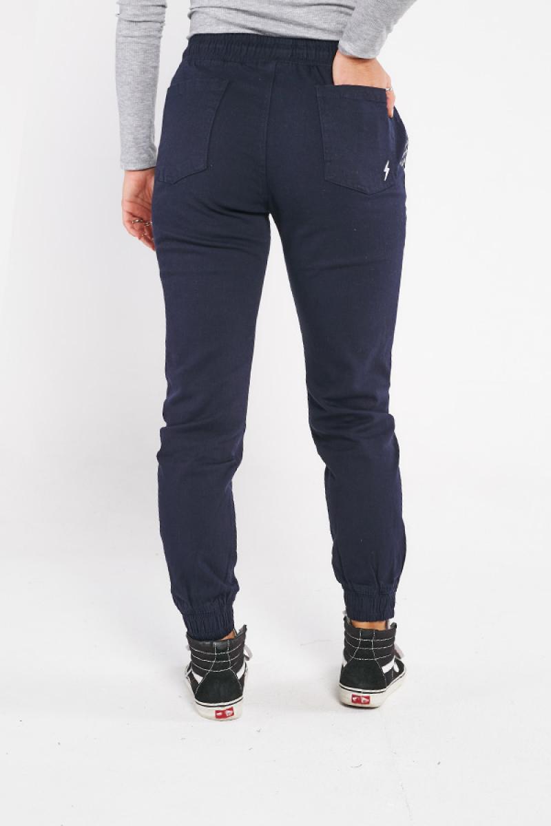 Blue Chino JOGGERS Mujer