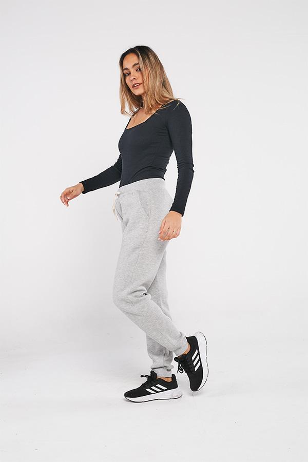 Gris 02 Sweatpants Joggers Mujer