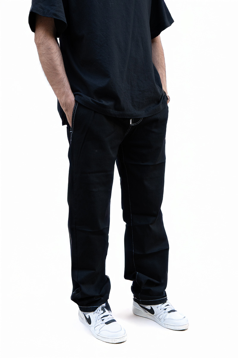 JOGGS Chino costura Negro