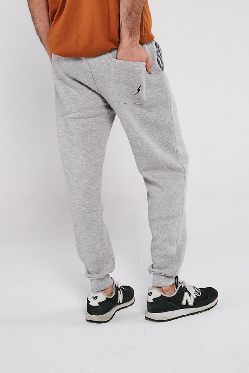 Grey Sweatpant JOGGERS Frisado