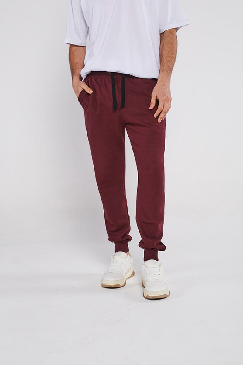 Bordeaux Sweatpant JOGGERS Frisado
