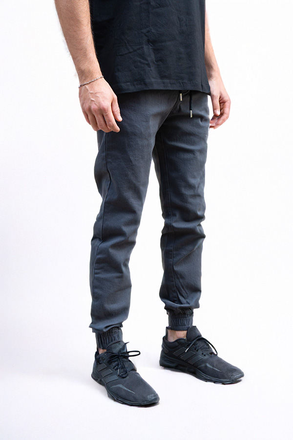 Grey Chino Joggers