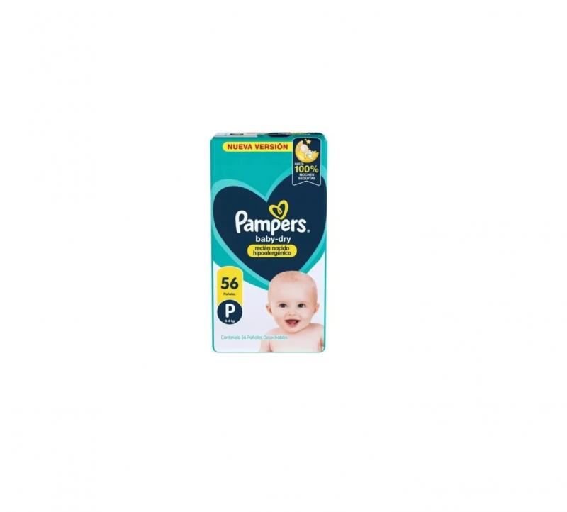 PAMPERS BABY DRY HIPOALARGENICO P X56U