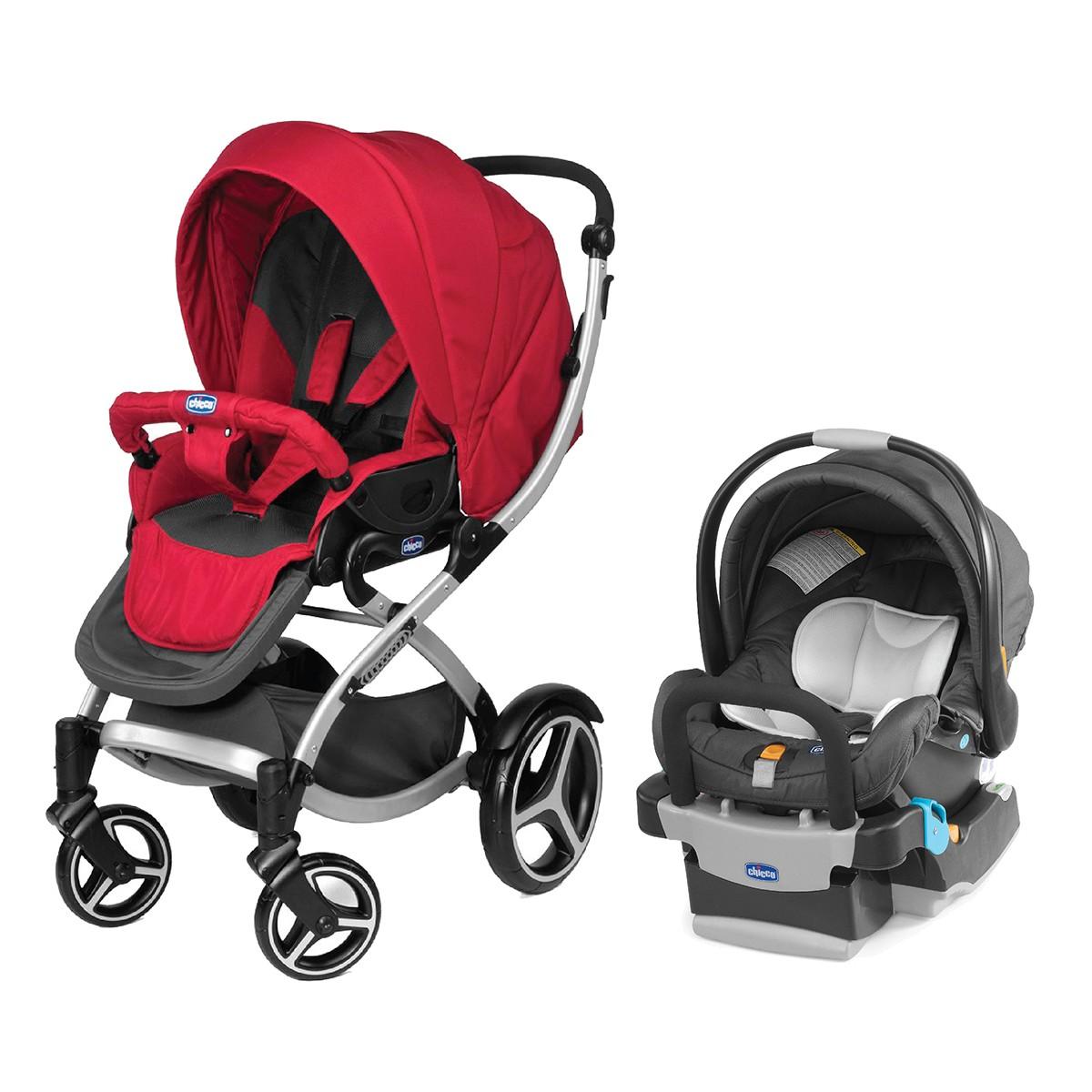 DUO ARTIC CHICCO  2 EN 1 COCHECITO + HUEVITO CON BASE TRAVEL SYSTEM
