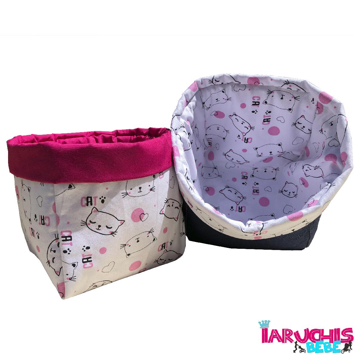 CANASTITO PAÑALERO CESTO CONTENEDOR