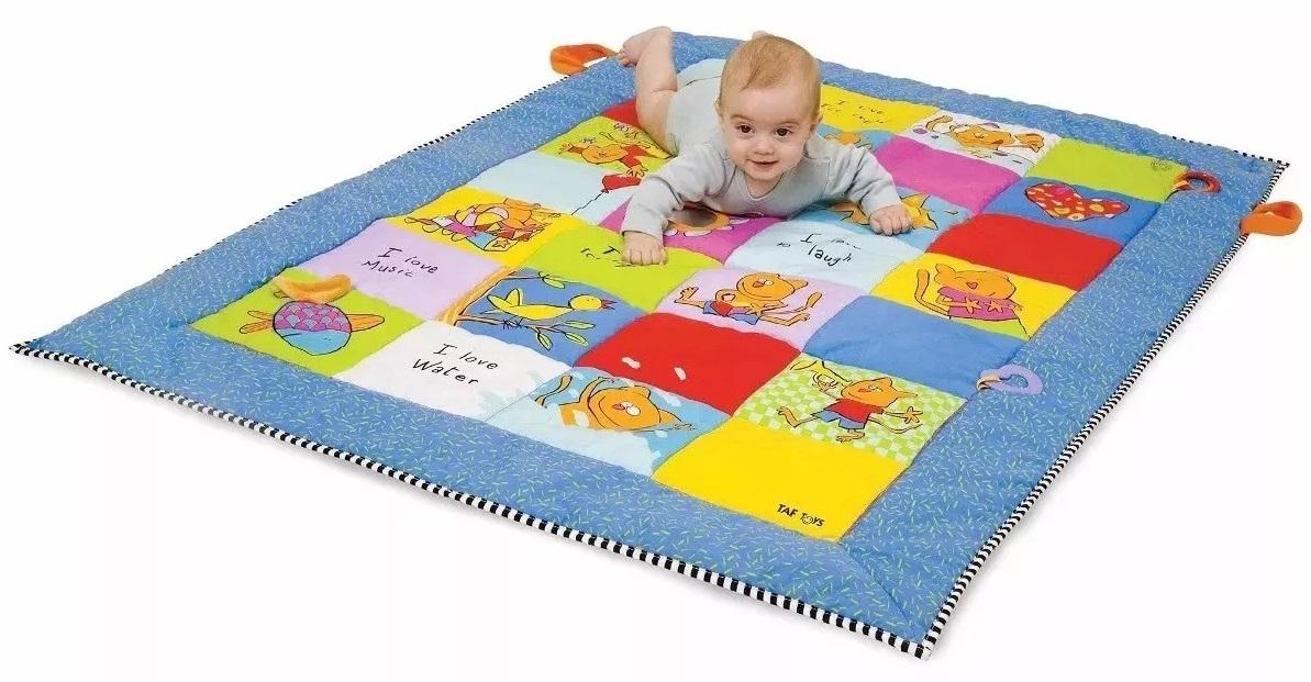 GIMNASIO ALFOMBRA DIDACTICA MUSICAL TAF TOYS 3 EN 1