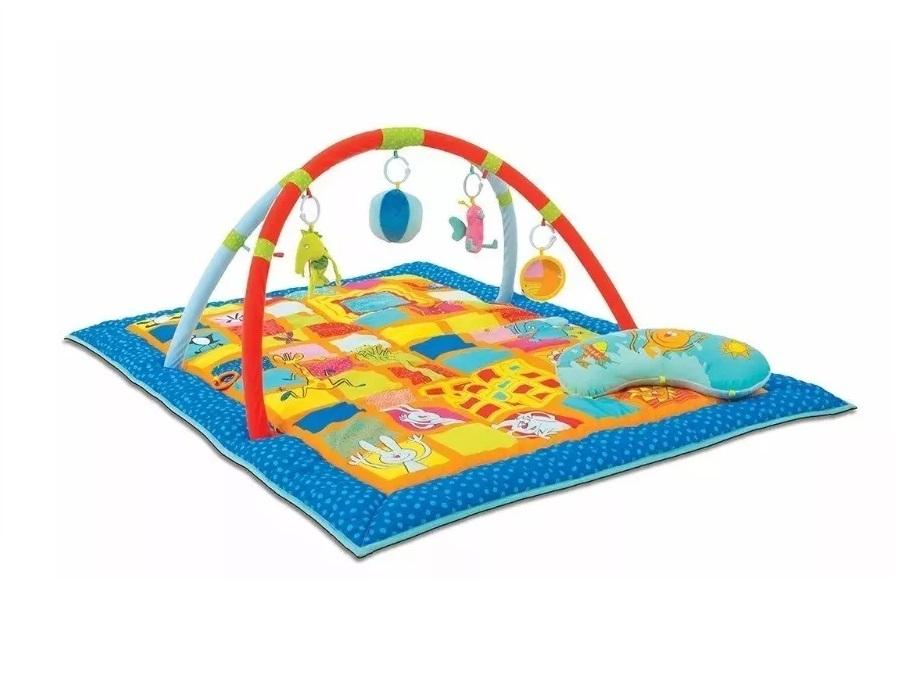 GIMNASIO ALFOMBRA DIDACTICA MUSICAL TAF TOYS 3 EN 1
