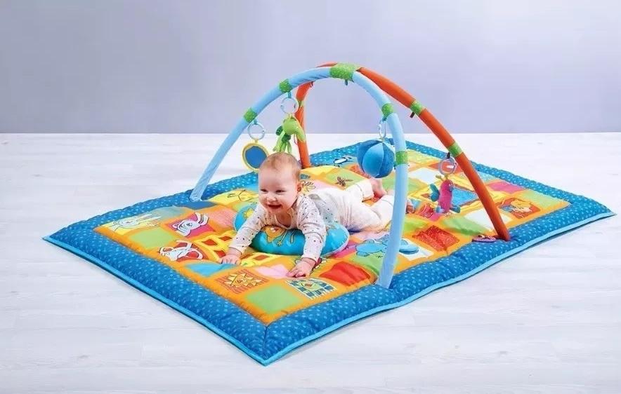 GIMNASIO ALFOMBRA DIDACTICA MUSICAL TAF TOYS 3 EN 1