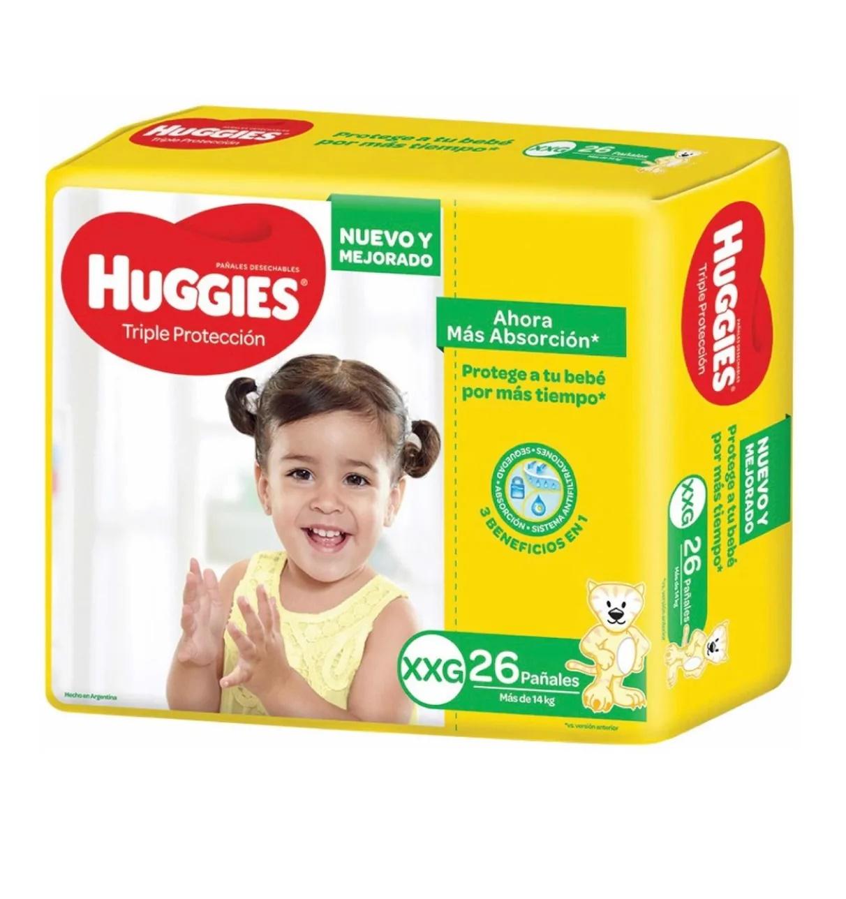 HUGGIES CLASSIC TRIPLE PROTECCIÓN