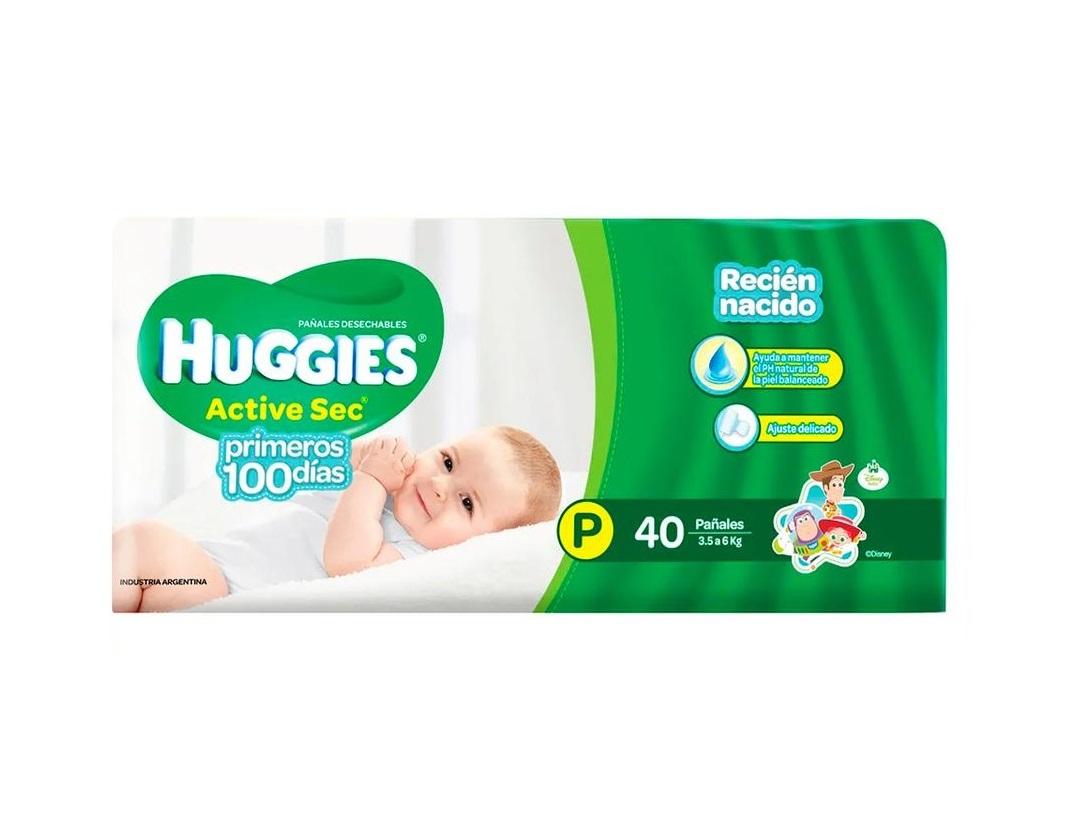 HUGGIES ACTIVE SEC P (x40)