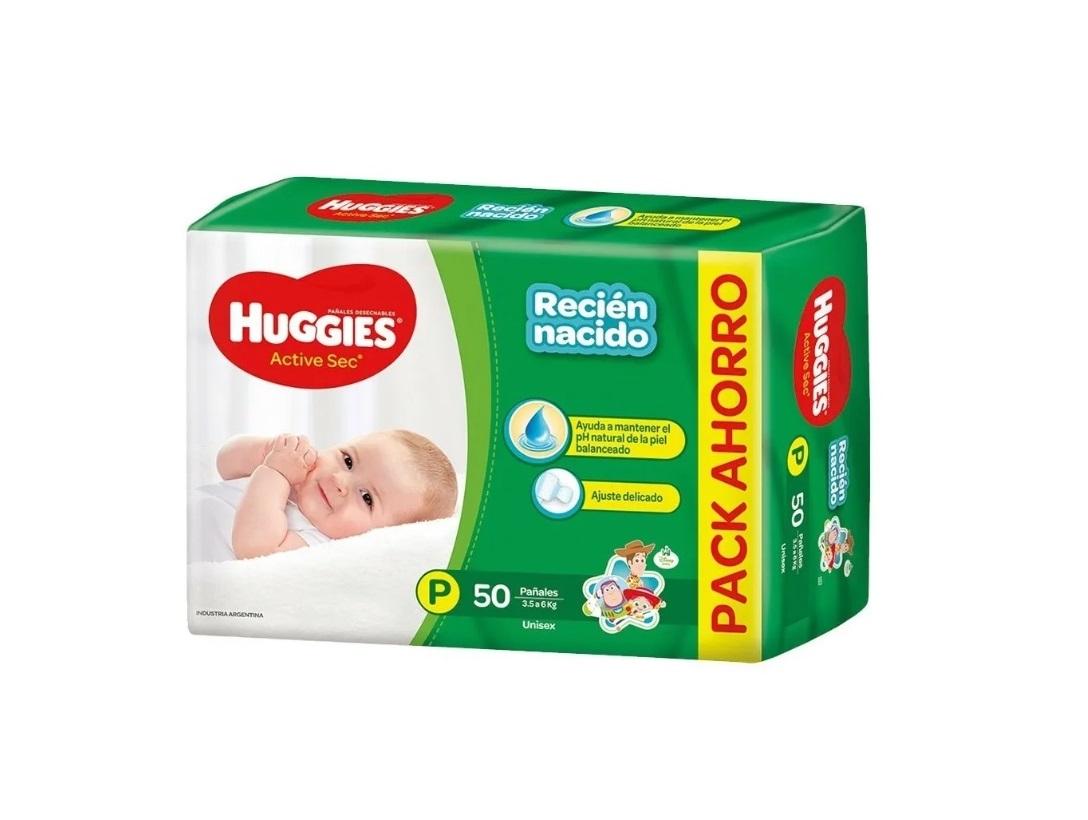 HUGGIES ACTIVE SEC P (x50)
