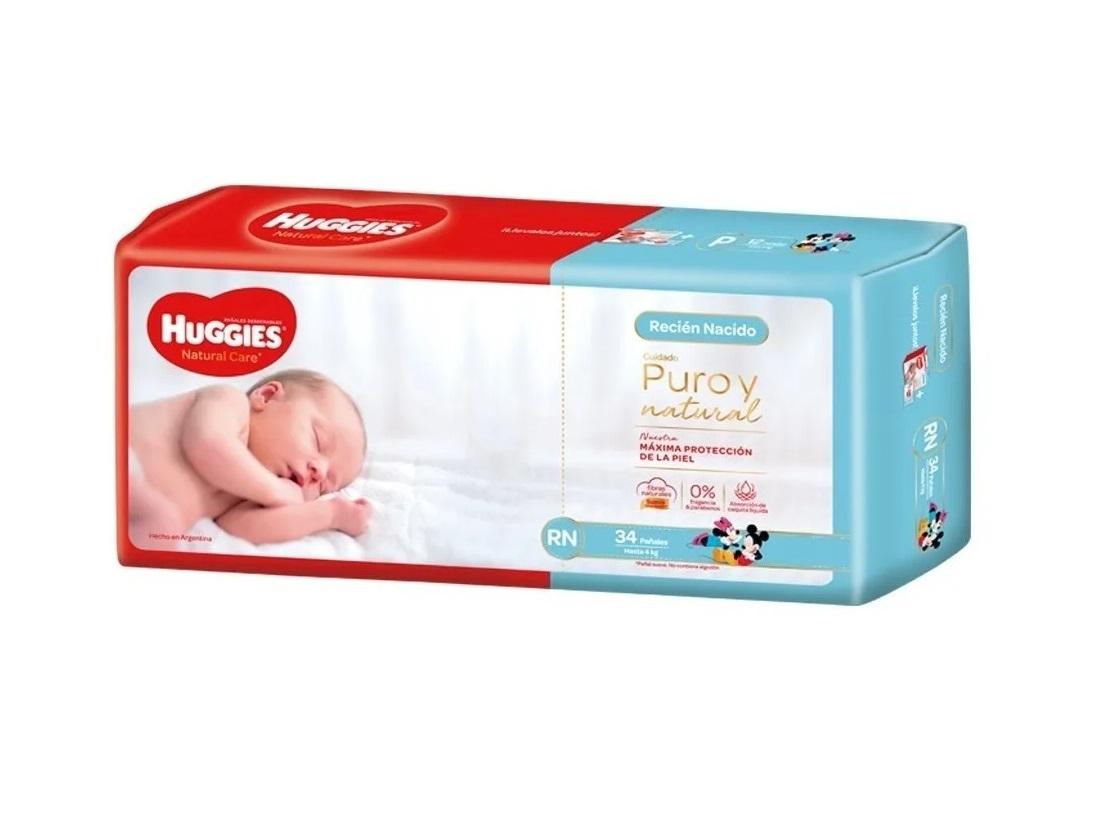 HUGGIES NATURAL CARE R/N (x34)