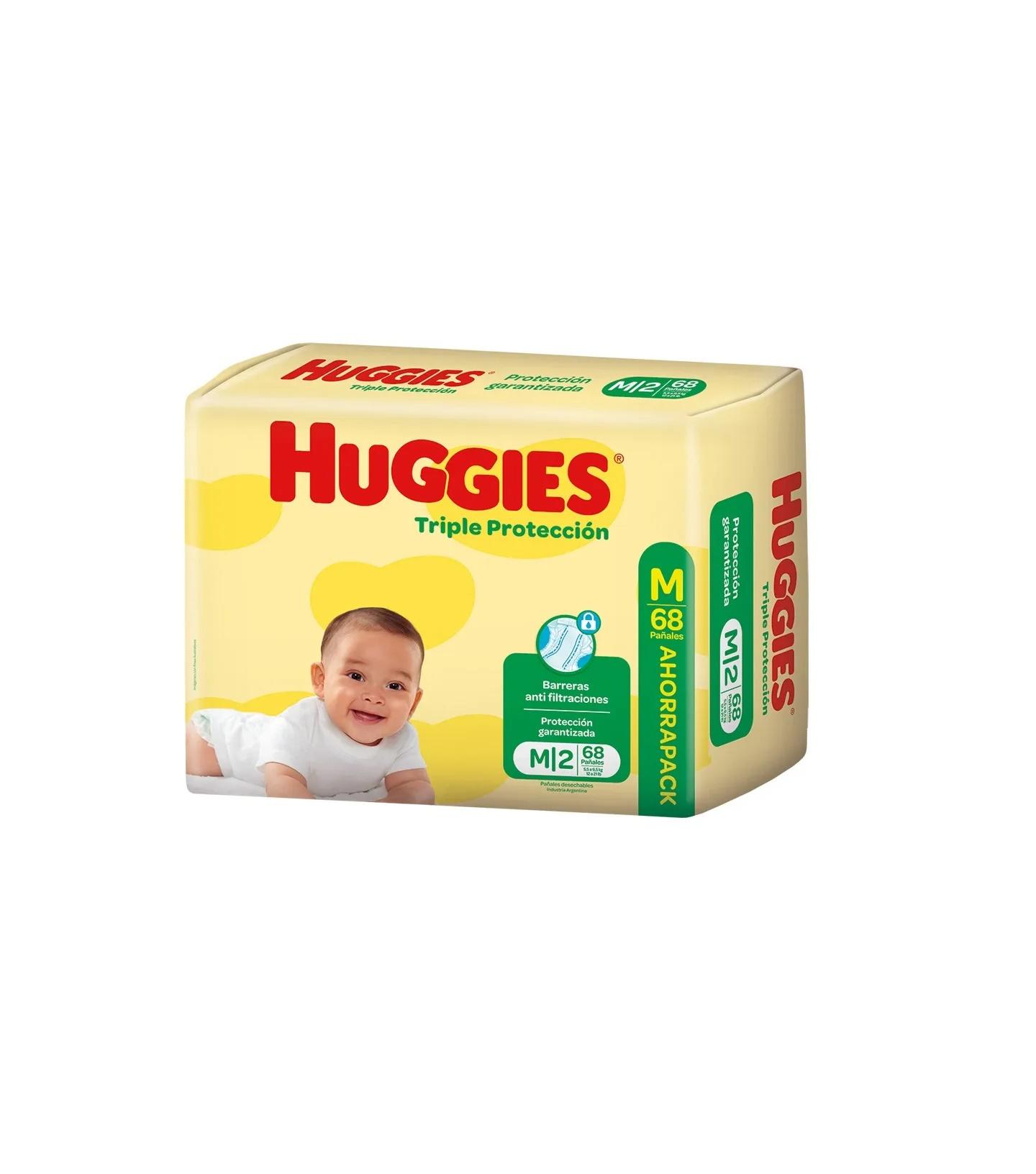 HUGGIES CLASSIC TRIPLE PROTECCIÓN HIGH M (x68)