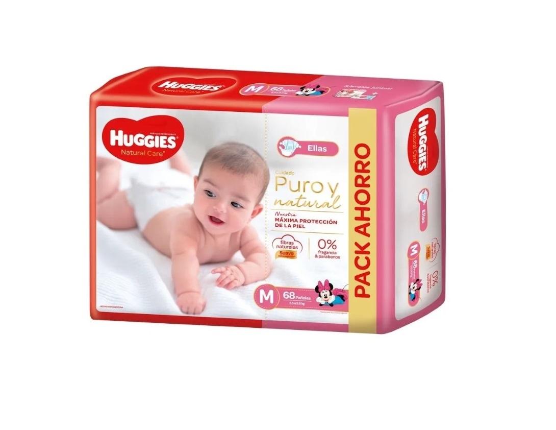 HUGGIES NATURAL CARE ELLAS HIGH M (x68)