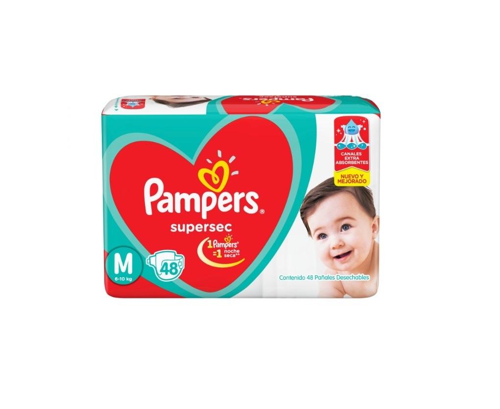PAMPERS SUPERSEC CANAL EXTRA ABSORBENTE