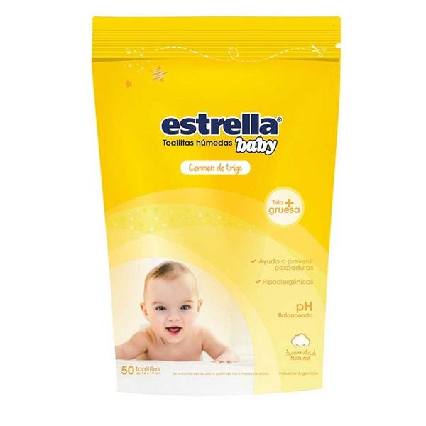 TOALLITAS HUMEDAS ESTRELLA BABY x50