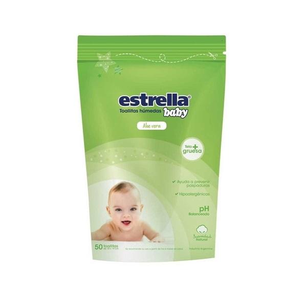 TOALLITAS HUMEDAS ESTRELLA BABY x50