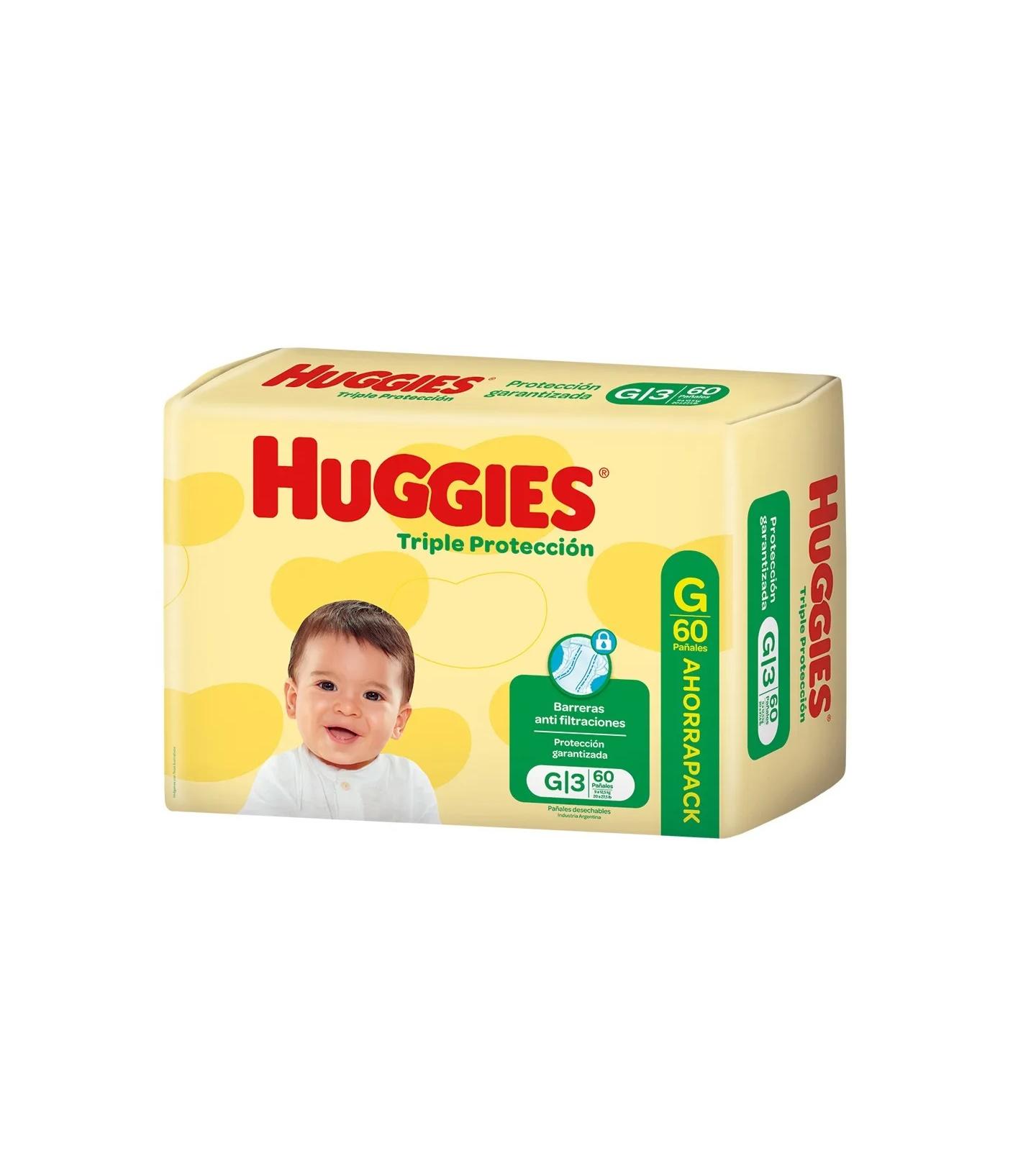 HUGGIES CLASSIC TRIPLE PROTECCION HIGH
